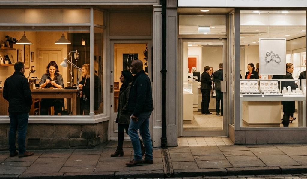 What Is the Difference Between an Independent Jeweller and a Jewellery Chain?